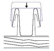 Esquema de colocação do cobre-juntas